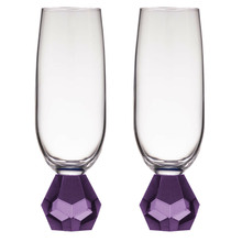 Amethyst Zhara 180ml Champagne Glasses (Set of 2)